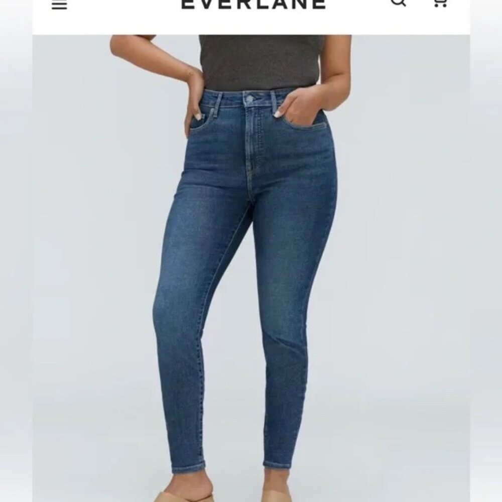 Everlane The Curvy High-Rise Skinny Jeans 27